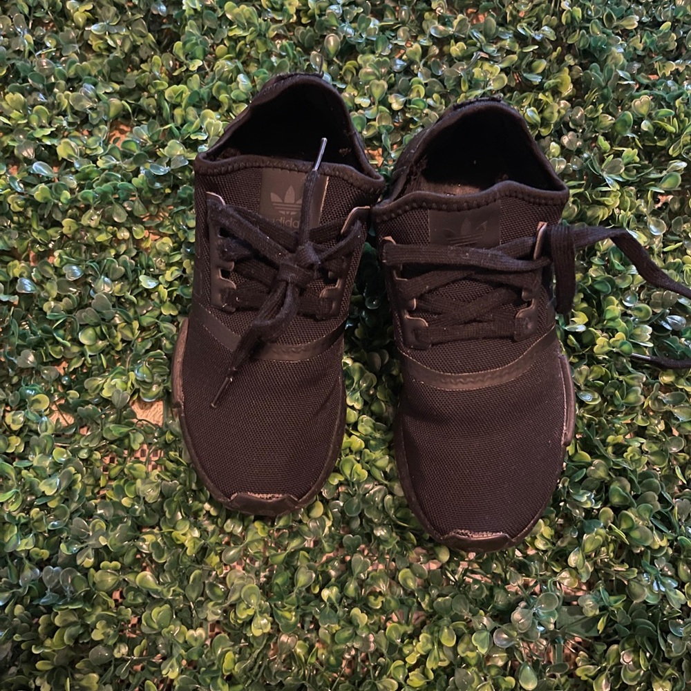 Adidas Triple Black Athletic Shoes